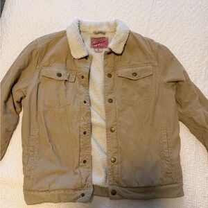 Levi's Cream Sherpa Jacket